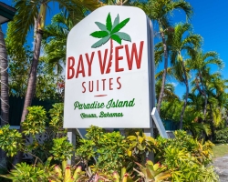 Bay View Suites Entrance Sign